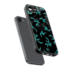 lil blue flames back phone cover | glass case for iphone 16e