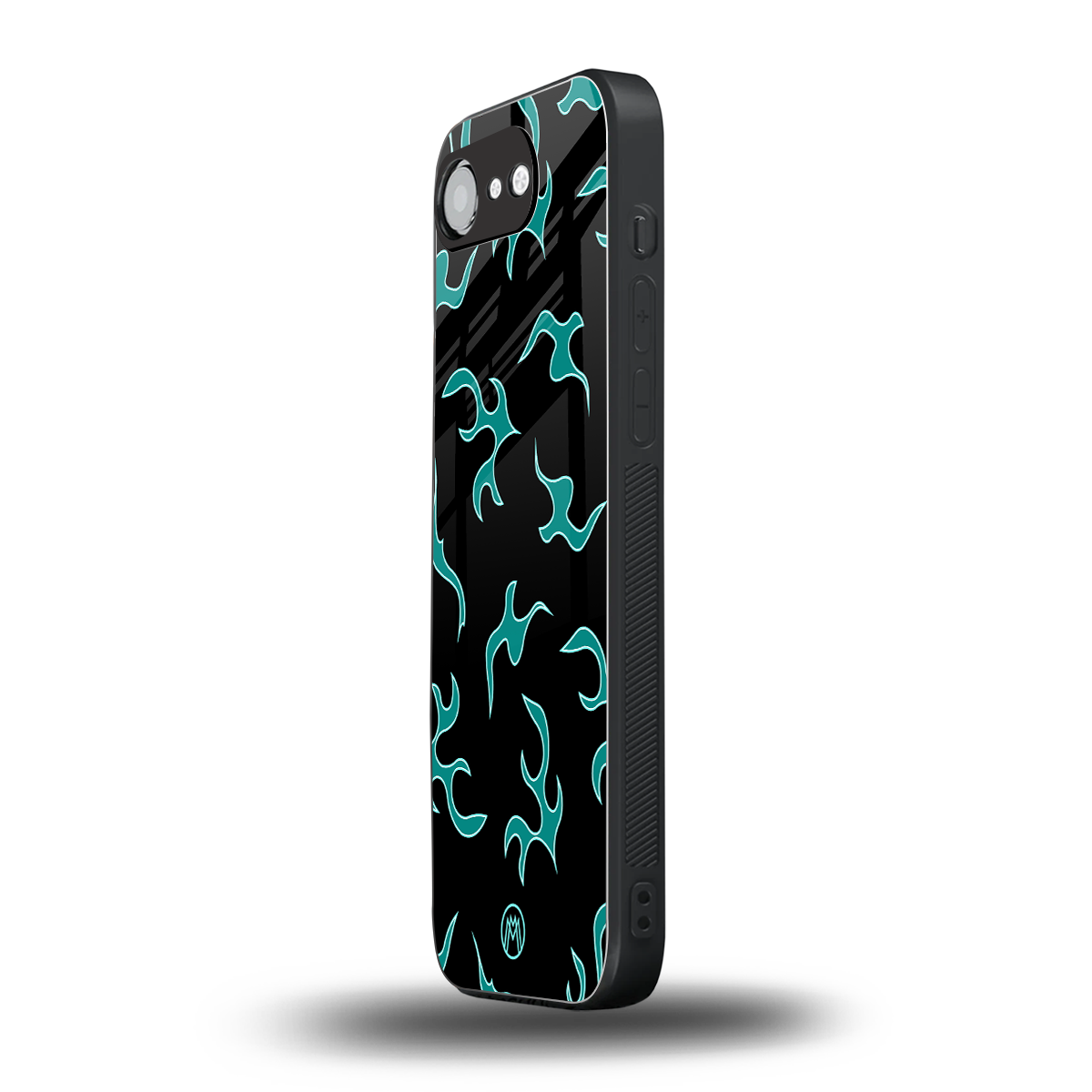 lil blue flames back phone cover | glass case for iphone 16e