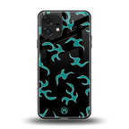 lil blue flames back phone cover | glass case for nothing phone 1