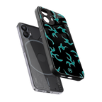lil blue flames back phone cover | glass case for nothing phone 2