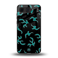 lil blue flames back phone cover | glass case for oneplus nord 4