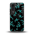 lil blue flames back phone cover | glass case for oneplus nord ce 4