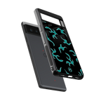 lil blue flames back phone cover | glass case for Google Pixel 6A