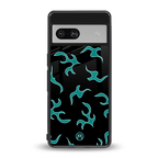 lil blue flames back phone cover | glass case for Google Pixel 7A