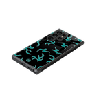 lil blue flames back phone cover | glass case for samsung galaxy s23 ultra