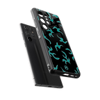 lil blue flames back phone cover | glass case for samsung galaxy s25 ultra