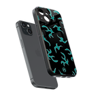 lil blue flames back phone cover | glass case for iphone 14
