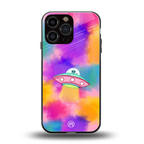 lil colourful alien back phone cover | glass case for iphone 13 pro max