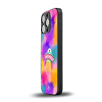 lil colourful alien back phone cover | glass case for iphone 13 pro