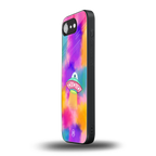 lil colourful alien back phone cover | glass case for iphone 16e