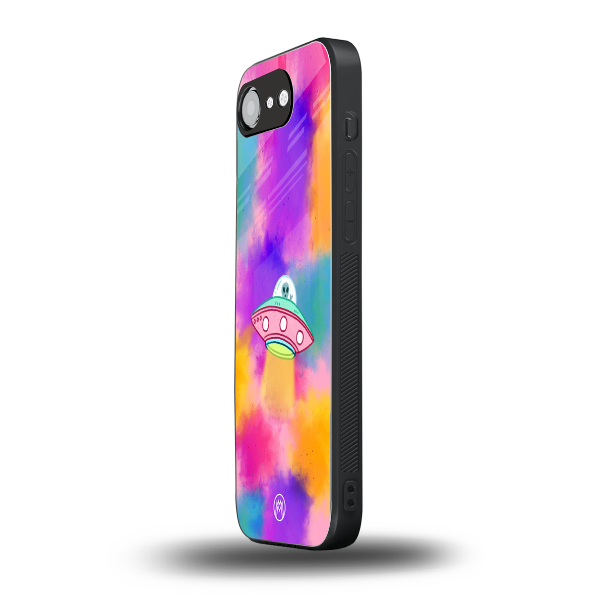 lil colourful alien back phone cover | glass case for iphone 16e