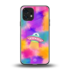 lil colourful alien back phone cover | glass case for nothing phone 1