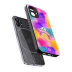 lil colourful alien back phone cover | glass case for nothing phone 1