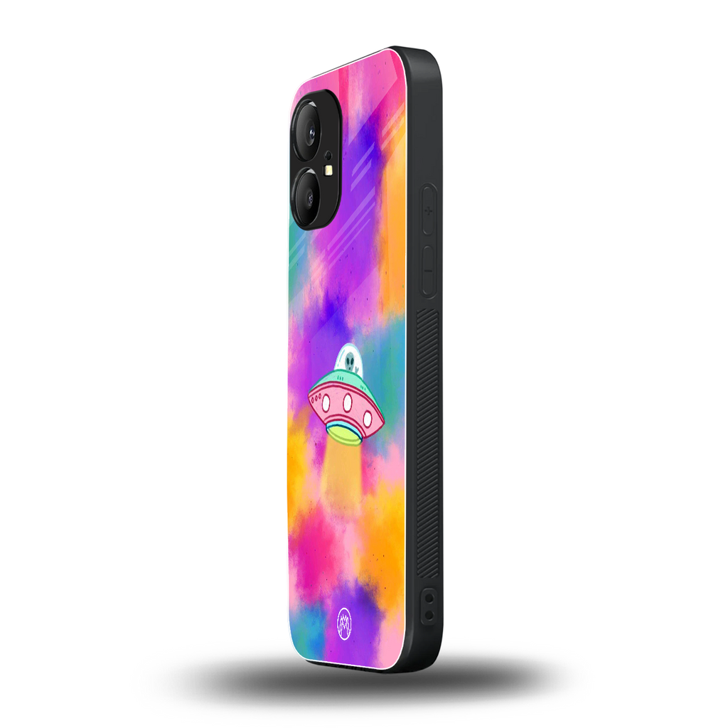 lil colourful alien back phone cover | glass case for nothing phone 1