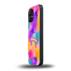 lil colourful alien back phone cover | glass case for nothing phone 1