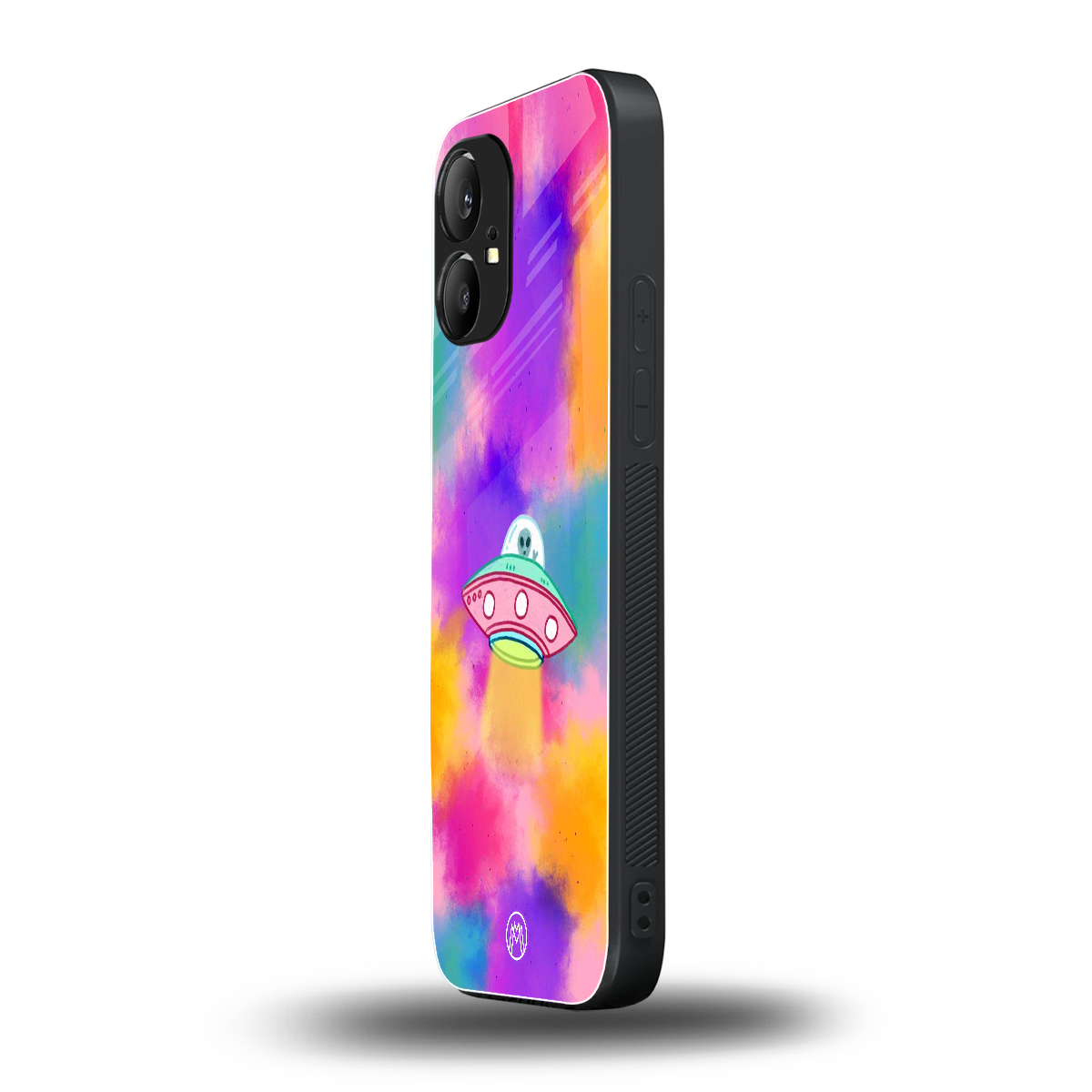 lil colourful alien back phone cover | glass case for nothing phone 1