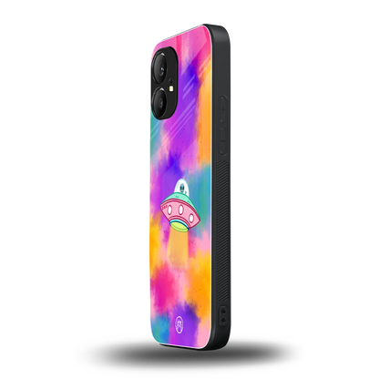 lil colourful alien back phone cover | glass case for nothing phone 1