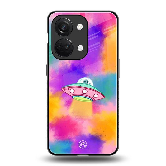 lil colourful alien back phone cover | glass case for oneplus nord 3