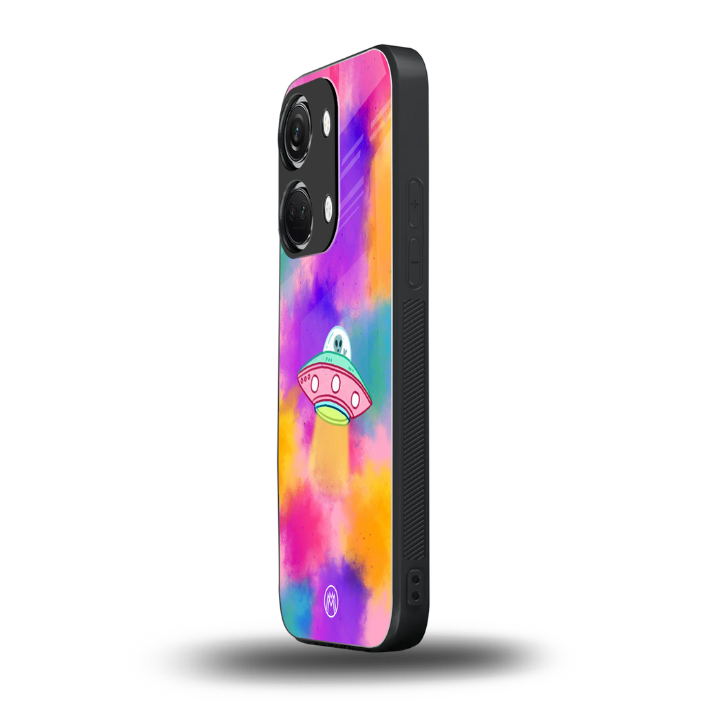 lil colourful alien back phone cover | glass case for oneplus nord 3