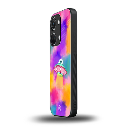 lil colourful alien back phone cover | glass case for oneplus nord 3