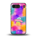 lil colourful alien back phone cover | glass case for oneplus nord 4