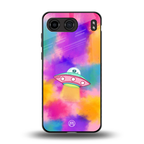 lil colourful alien back phone cover | glass case for oneplus nord 4