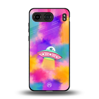 lil colourful alien back phone cover | glass case for oneplus nord 4