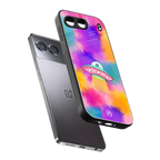 lil colourful alien back phone cover | glass case for oneplus nord 4