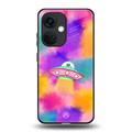 lil colourful alien back phone cover | glass case for oneplus nord ce 3