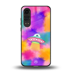 lil colourful alien back phone cover | glass case for oneplus nord ce 4 lite