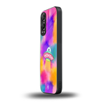 lil colourful alien back phone cover | glass case for oneplus nord ce 4 lite