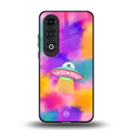 lil colourful alien back phone cover | glass case for oneplus nord ce 4