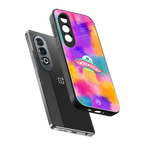 lil colourful alien back phone cover | glass case for oneplus nord ce 4