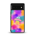 lil colourful alien back phone cover | glass case for Google Pixel 6A