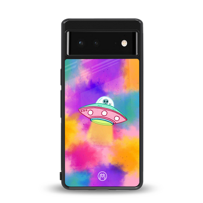 lil colourful alien back phone cover | glass case for Google Pixel 6A