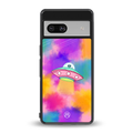 lil colourful alien back phone cover | glass case for Google Pixel 7
