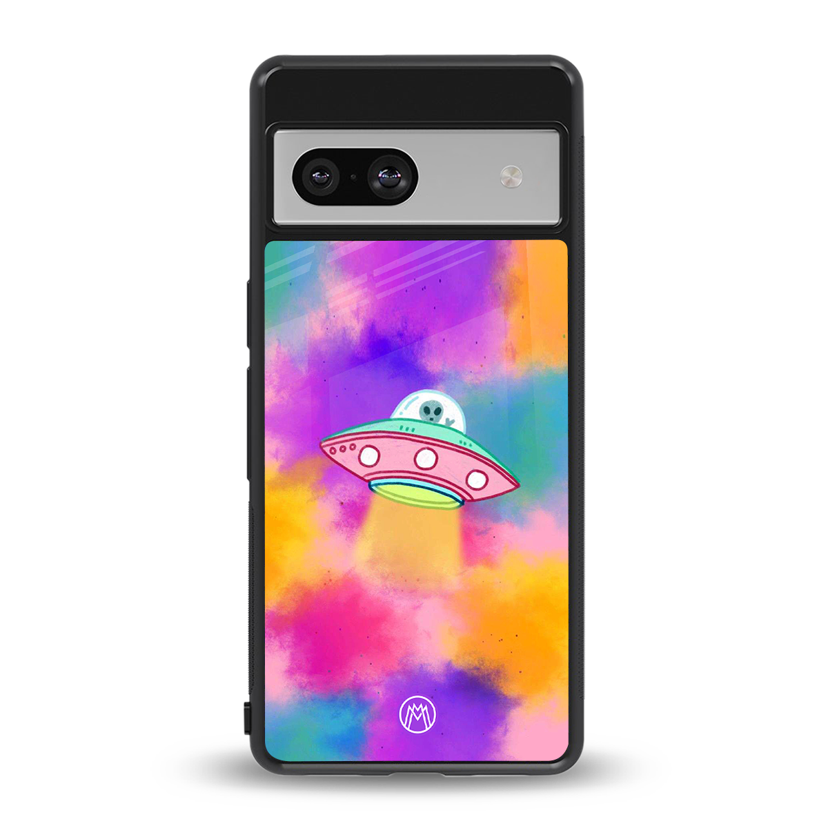 lil colourful alien back phone cover | glass case for Google Pixel 7