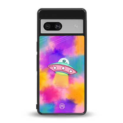 lil colourful alien back phone cover | glass case for Google Pixel 7A