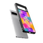 lil colourful alien back phone cover | glass case for google pixel 8 pro