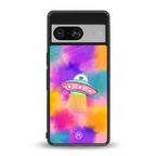 lil colourful alien back phone cover | glass case for Google Pixel 8