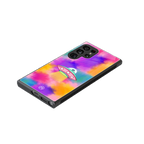lil colourful alien back phone cover | glass case for samsung galaxy s23 ultra