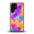 lil colourful alien back phone cover | glass case for samsung galaxy s25 ultra