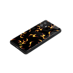 lil flames on black back phone cover | glass case for nothing phone 2