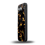 lil flames on black back phone cover | glass case for oneplus nord 4