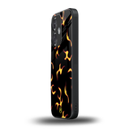 lil flames on black back phone cover | glass case for oneplus nord ce 3