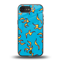 lil flames on blue back phone cover | glass case for iphone 16e