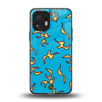 lil flames on blue back phone cover | glass case for nothing phone 2