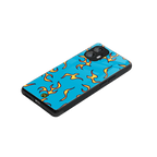 lil flames on blue back phone cover | glass case for nothing phone 2