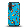 lil flames on blue back phone cover | glass case for oneplus nord ce 4 lite