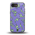lil flames on purple back phone cover | glass case for iphone 16e